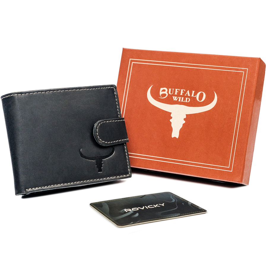 Гаманець чоловічий Buffalo Wild RM-05L-BAW-T-1488 Black